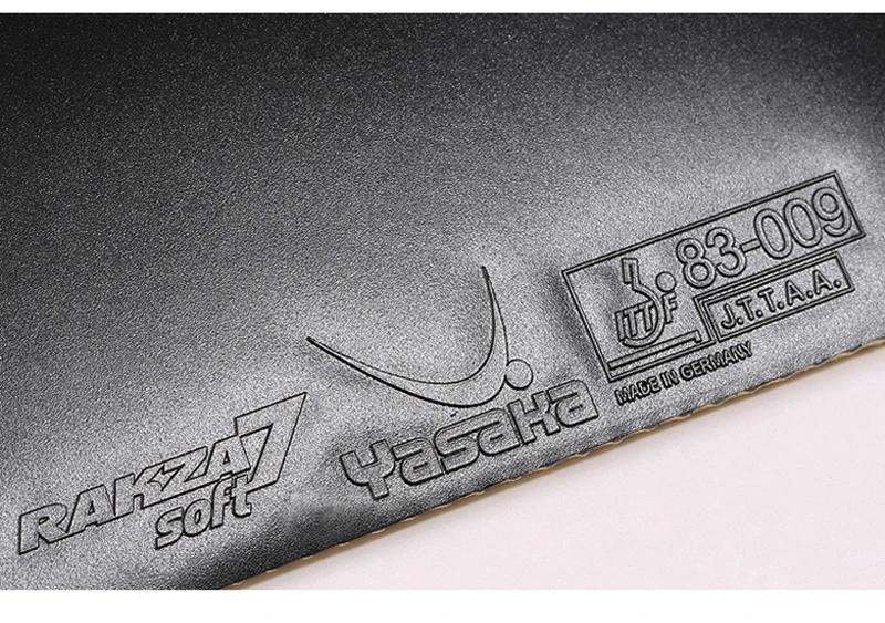 ياساكا تنس طاولة المطاط RAKZA 7 لينة التحكم + حلقة البثور في مع الإسفنج بينغ بونغ تنيس دي ميسا