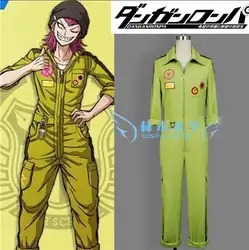 Аниме Супер Dangan Ronpa 2 cos Danganronpa Kazuichi Souda косплэй карнавальный костюм на Хэллоуин костюм Индивидуальный заказ комбинезон