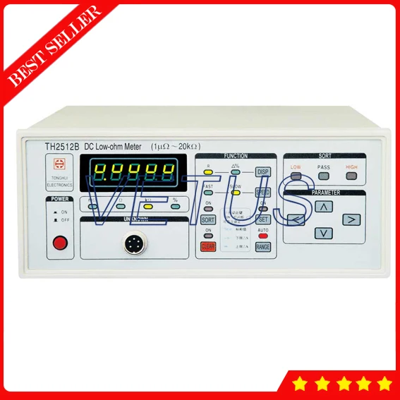 

TH2512B 4 1/2 display Intelligent DC Micro Ohm Meter of resistance tester