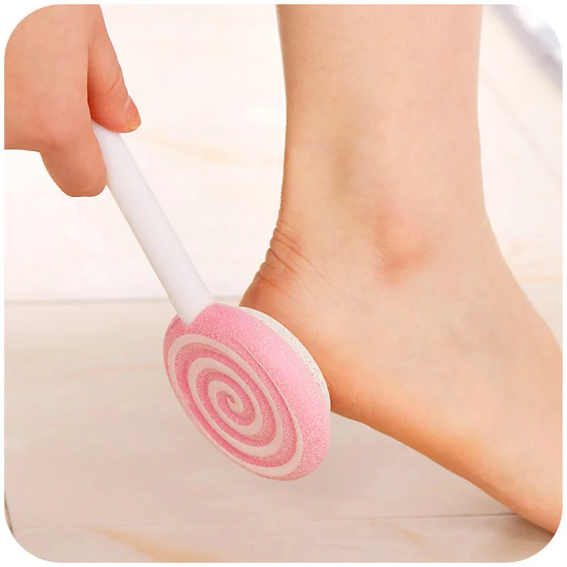 Brushes Cute lollipop double-sided foot stone wash brush foot brush to dead skin calla horny stumbling block dropship 0801
