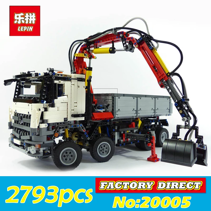 

LEPIN 20005 2793Pcs Technic Series Arocs Technic Plane Building Bricks Blocks Sets Ecudational Toys for Children Boy Gift 42043