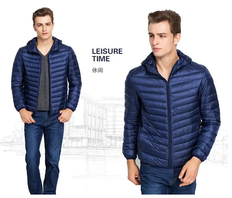 rab coat NewBang Brand Feather Parka Men Duck Down Jacket Ultra Light Down Jacket Men's Portable Warm Windproof Coats Lightweight Jackets mens down jacket