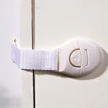  Kids Safety Locks Cabinet Door Children Kids Drawer Refrigerator Locks Children Safety Protection Plastic Security Locks Straps