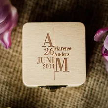 Уникальное персонализированное кольцо с гравировкой, коробка на носителя, свадебное кольцо в деревенском стиле, деревянная коробка на заказ, кольцо, держатель, винтажный стиль страны