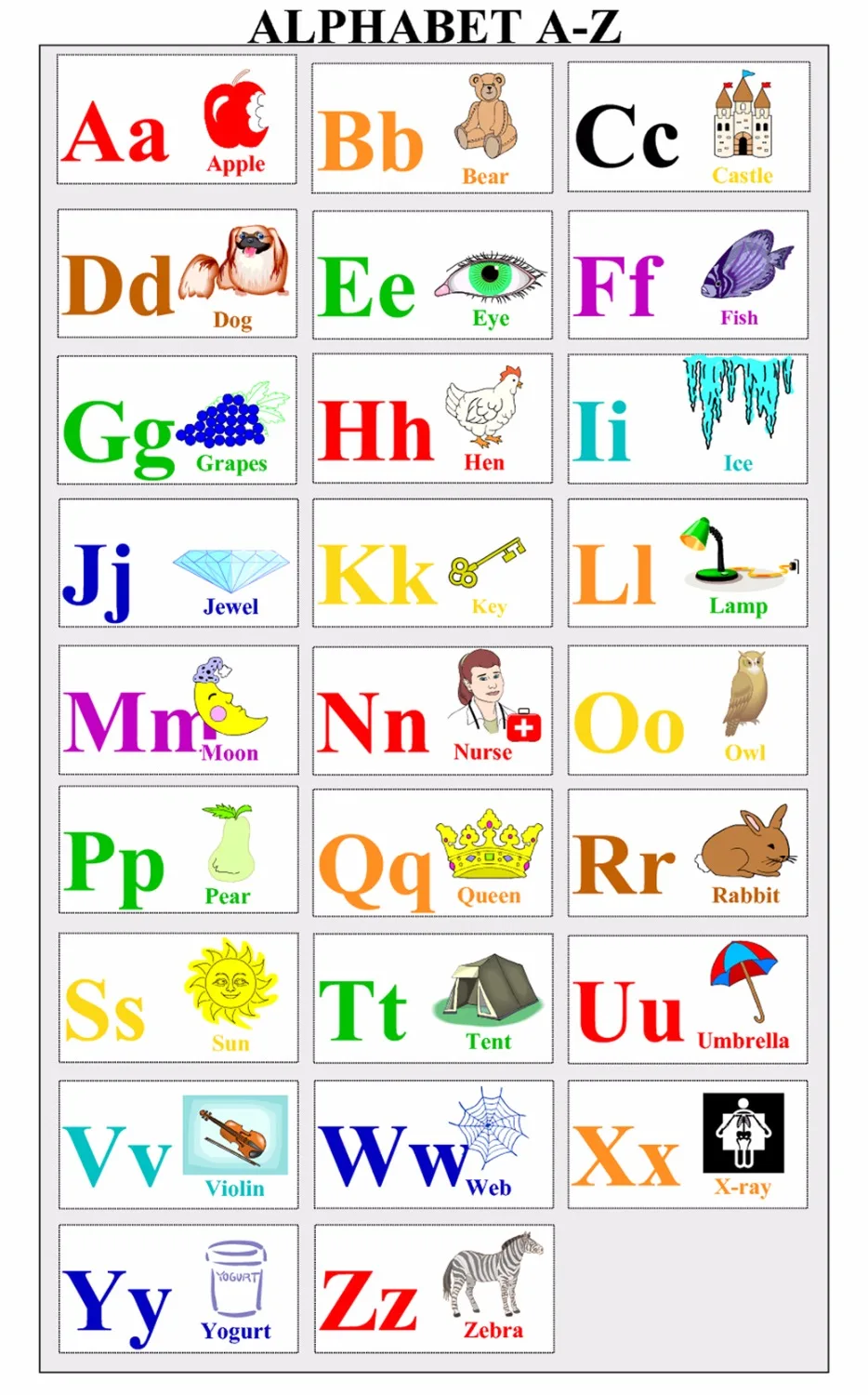 My ABC Alphabet Learn table Children's mathematical