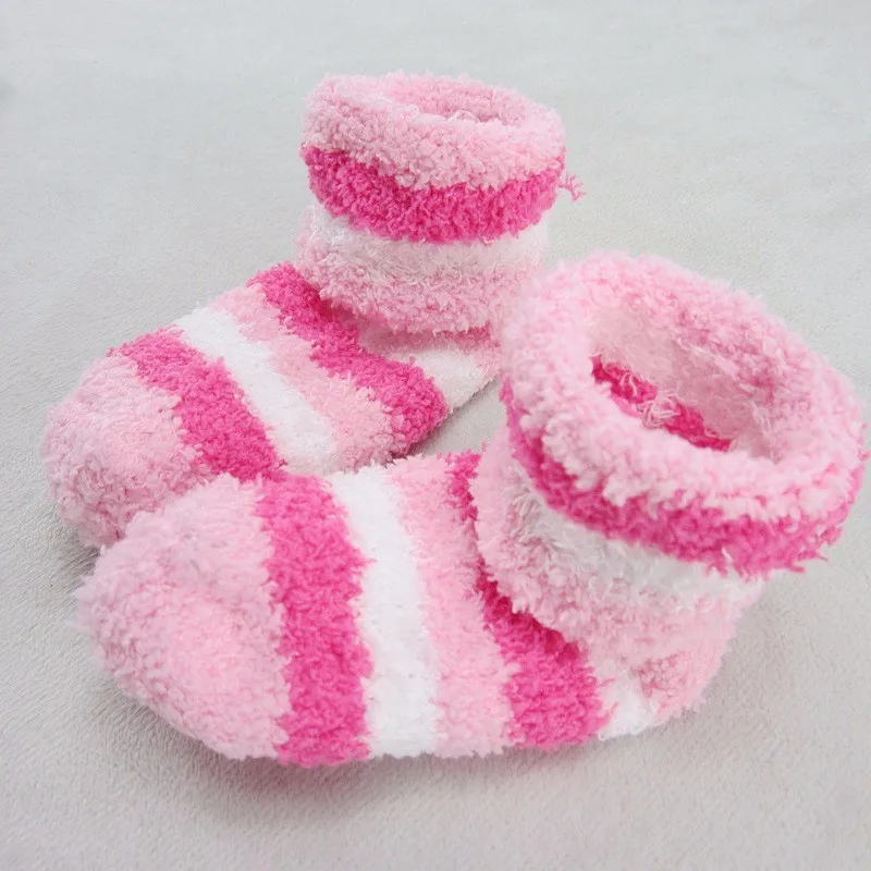 5 пар носков для девочек, осенне-зимние теплые детские носки ярких цветов, От 0 до 8 лет Детские носки для девочек