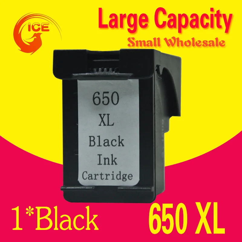 650 650XL Black Cartridge for HP 650 650XL Ink For HP Deskjet 1015 1515 2515 2545 2645 3515 4645
