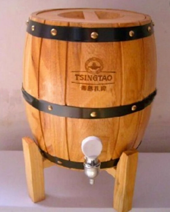 2017 New wine beer tower oak barrels beer keg 3L metal beer keg color