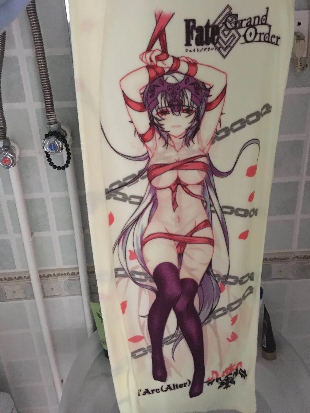  anime towel Fate/Grand order Avenger Alter  Hot water gradient color Bath towels 70x35cm