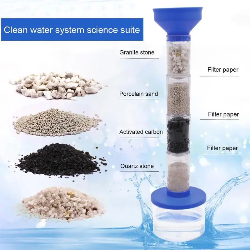DIY Science Education Water Purification Kit Green Technology Filter