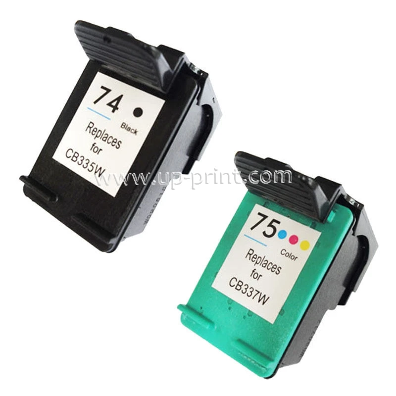 

UP Compatible Ink Cartridges For hp 74 75 CB335WN CB337WN Photosmart C4200 C4280 C4345 C4380 C4385 C4480 C4580 For HP74