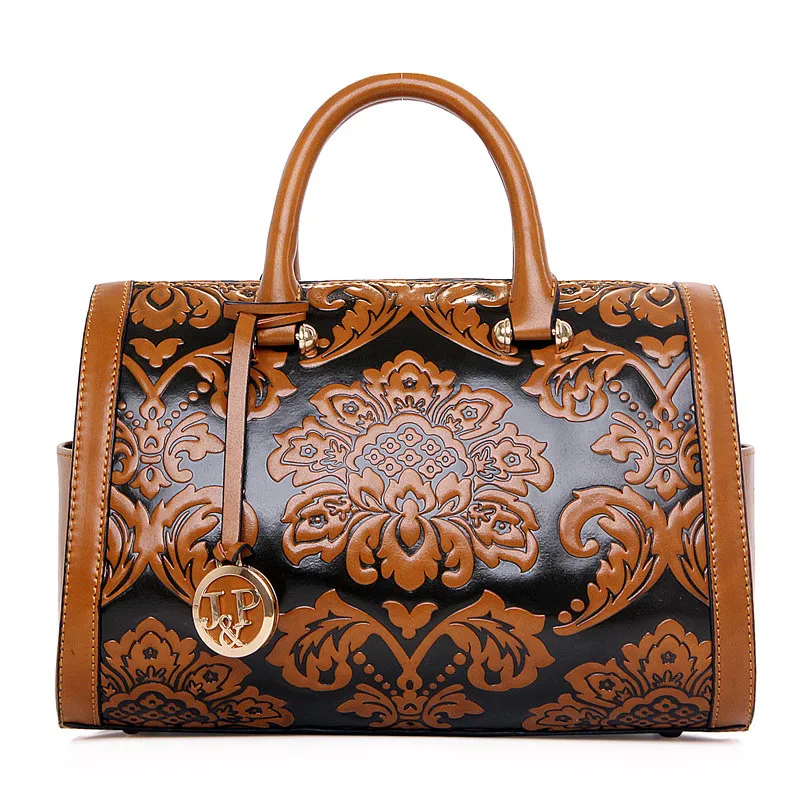 

Women fashion retro Chinese style embossed hand bag famous designer shoulder bag