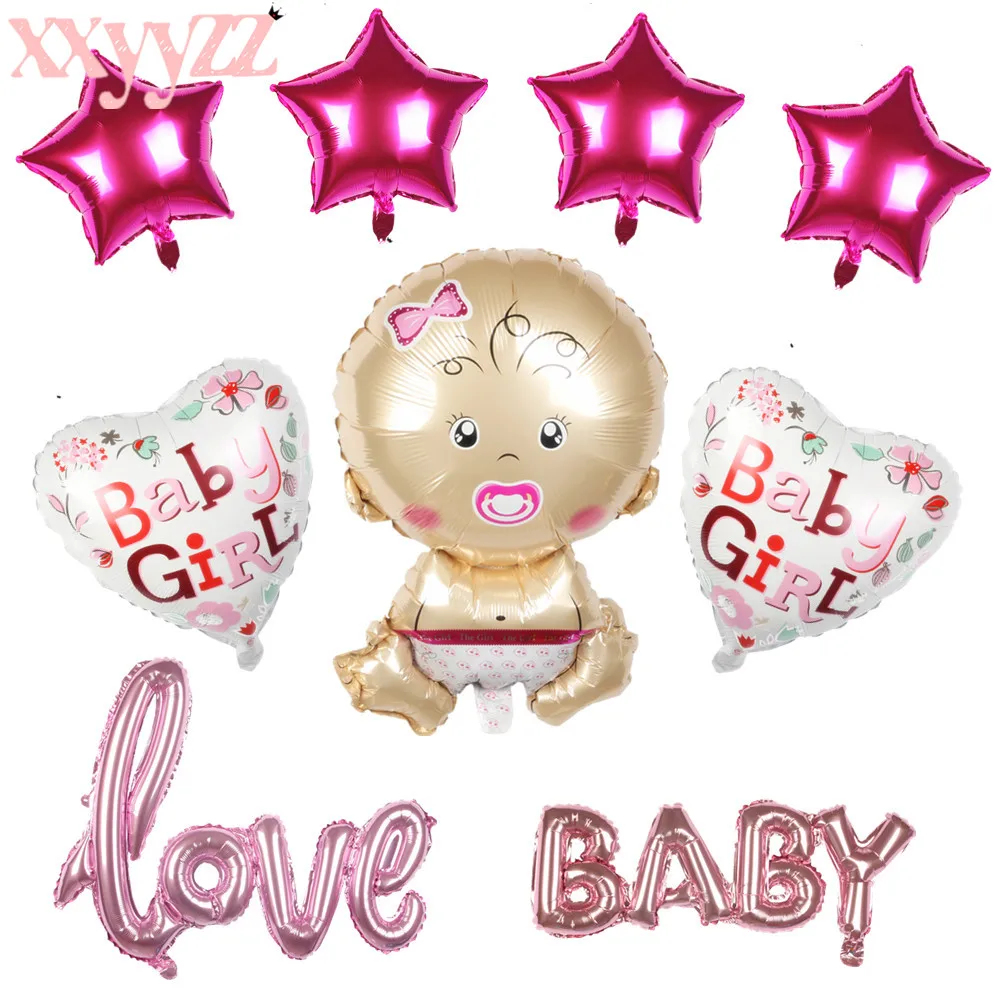 

XXYYZZ New Cartoon party decoration Combination suit balloons Happy birthday party Dot Star balloons baby kid toys Hot Sale
