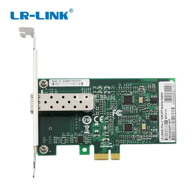 

LR-LINK LREC9020PF-SFP PCIe 100FX SFP LC Connector Network Interface Card