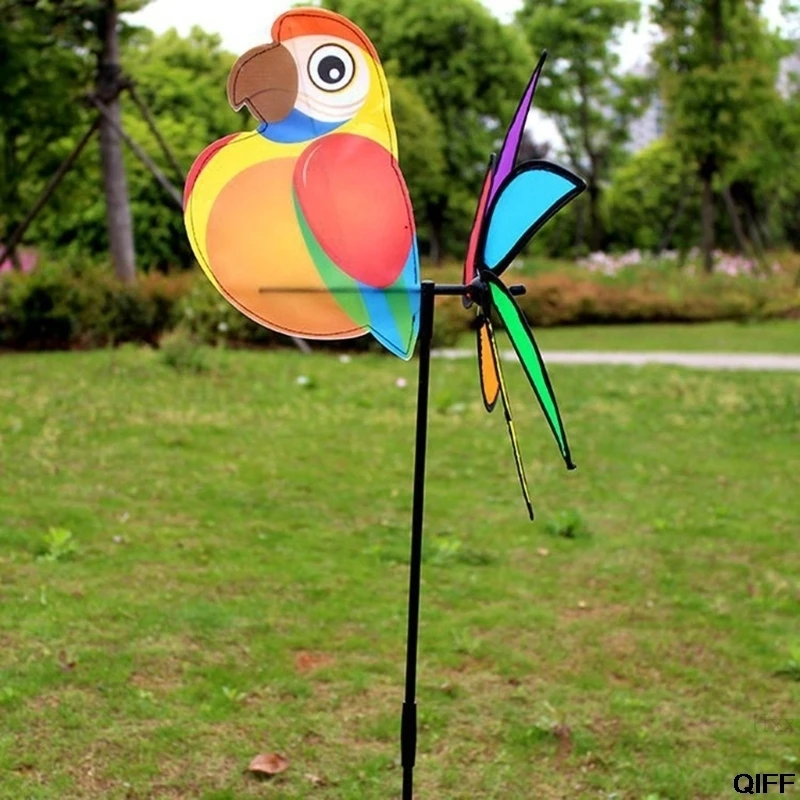 3D большая симпатичная ветряная мельница с животными, ветряной Спиннер, дворовый садовый декор, детские игрушки Hxx