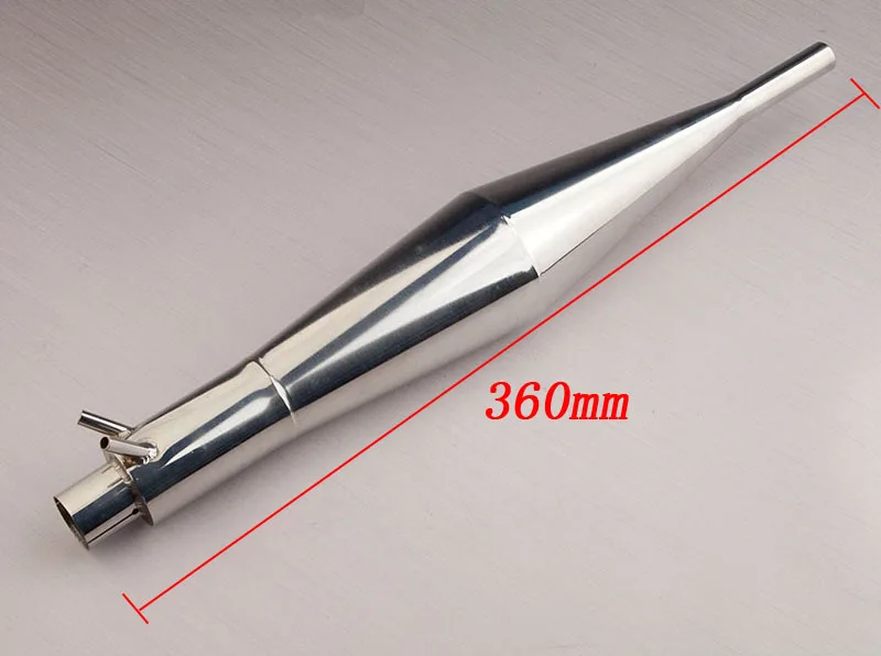 

1PC 26CC Split Exhaust Pipe Stainless Steel Water-cooled Exhaust Pipe Accelerated Batch Spare Parts for RC Petrol Boat Model