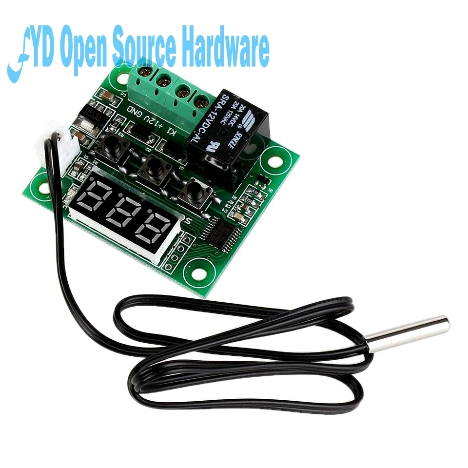 

1pcs W1209 Mini thermostat Temperature controller Incubation thermostat temperature control switch