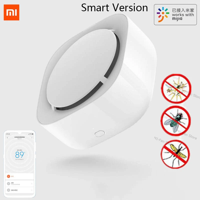 2019 Новый Xiaomi Mijia Mosquito Repellent Killer смарт версия таймер для телефона с светодиодный подсветкой 90 дней работы в mihome AP|Смарт-гаджеты|   | АлиЭкспресс