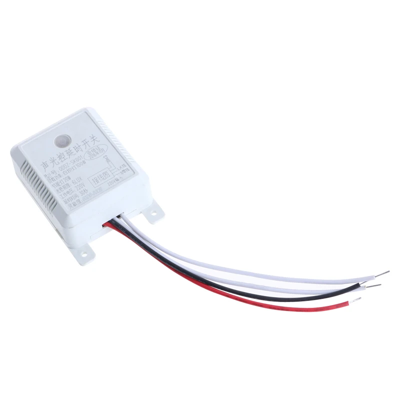 

Time Delay AC 160-250V Intelligent Auto On Off Light Sound Voice Sensor Switch for switch