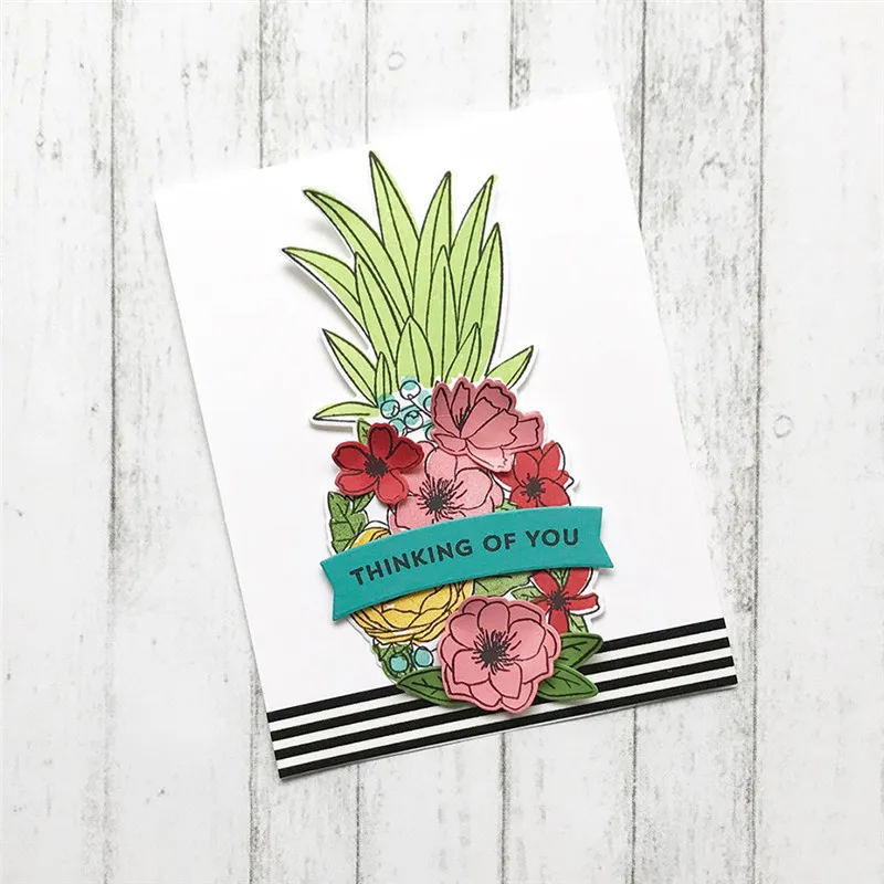 

GJCrafts Pineapple Dies Metal Cutting Dies for Scrapbooking 2019 New Cutting Dies DIY Album Card Making Decor Paper Craft