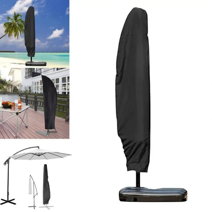 Зонтик крышка Водонепроницаемый пыле консольные открытый патио зонтиком щит BB55