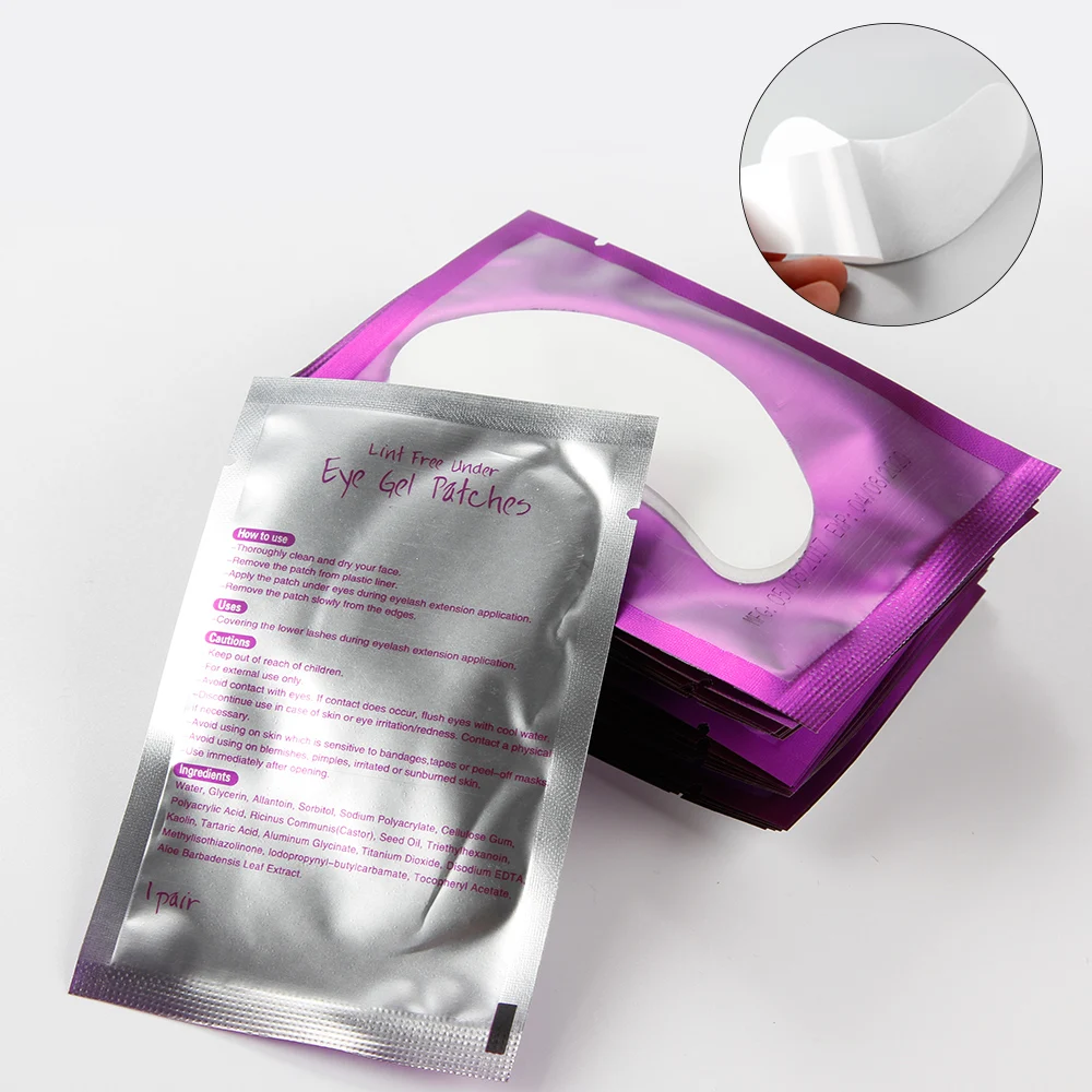 

50 Pairs Eye Patches Eyelash Extension Eye Pads Fake eyelashes Auxiliary tool Make Up Tools Eye Tips Sticker Wraps Eye Patches