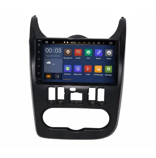 

9" Octa Core Android 9.0 8 core 32G ROM 4G RAM Car DVD Player gps for Renault Sandero Dacia Sandero 2008-2012 deckless PX6 64G
