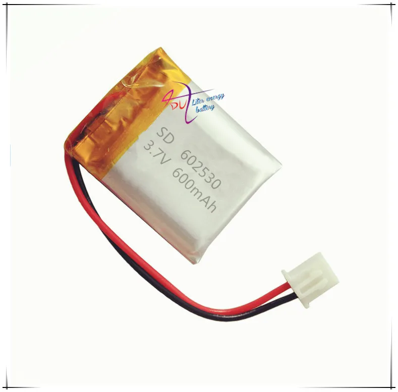 Li po XHR 2P 2 54 3 7 В 600 мАч 602530 полимерная литиевая батарея MP3 звуковая карта