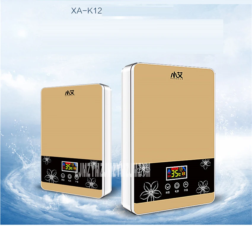 XA-K12 220 В/50 Гц непосредственной Электрический Душ Скорость горячий Душ Ванна индукционный нагреватель Электрический водонагреватель