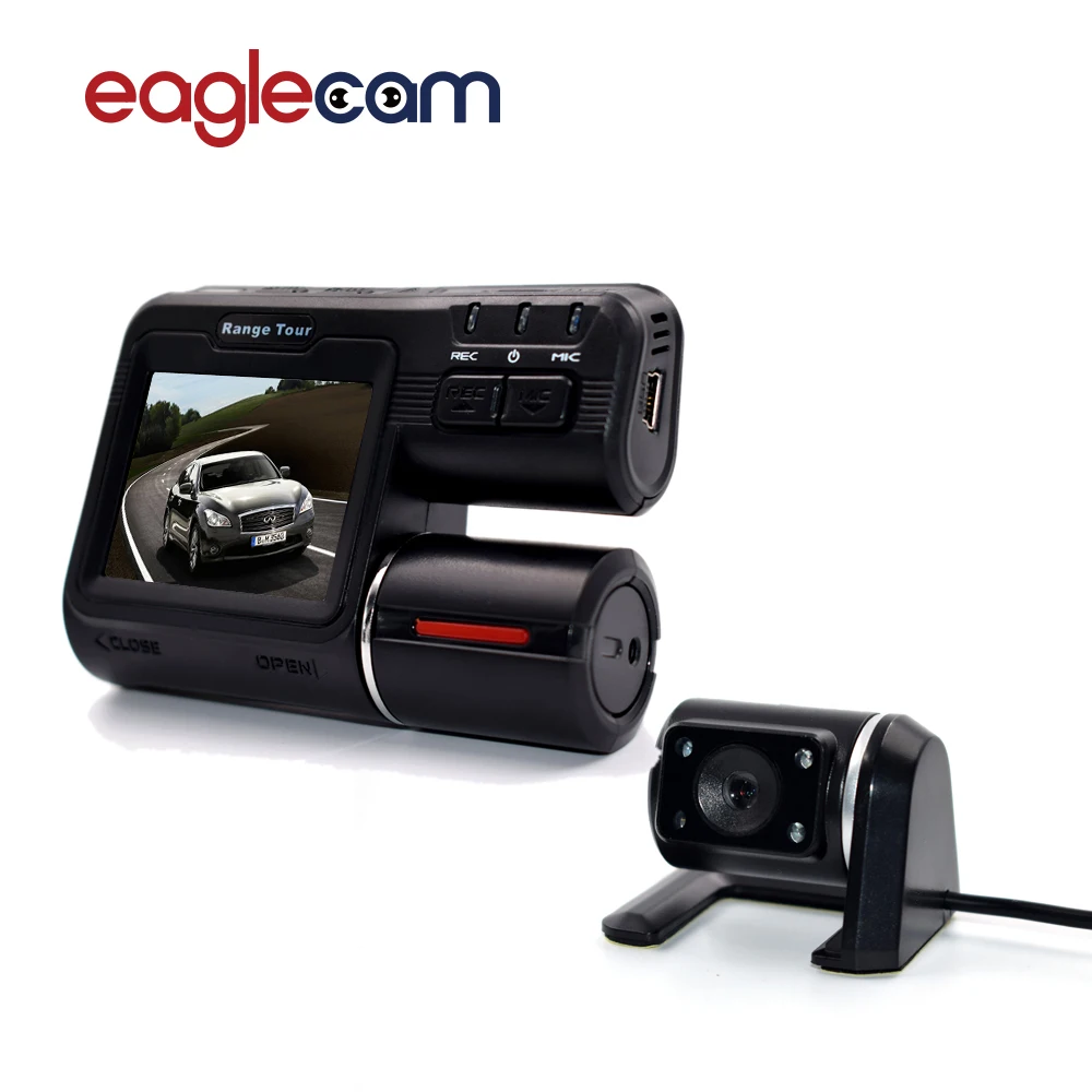

Dual Lens Car DVR Camera Full HD 1080P vehicle camera Dash Cam+Rear View Camera IR Led Light Night Vision H.264 Video Recorder
