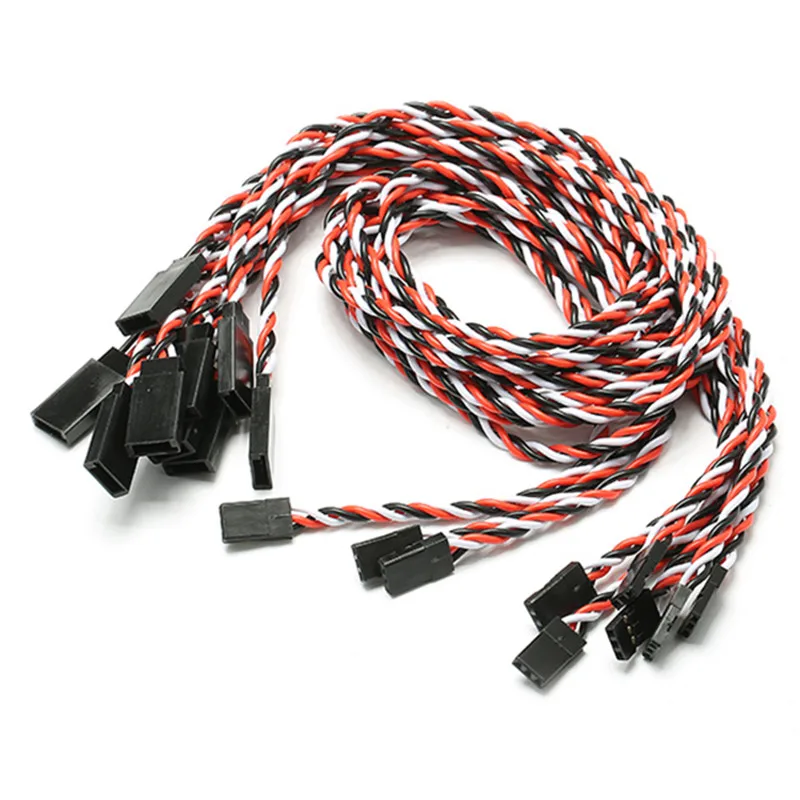 Горячая продажа 10 шт 15/30/45/60 см 22AWG 60 ядро JR анти помех серво удлинитель для RC