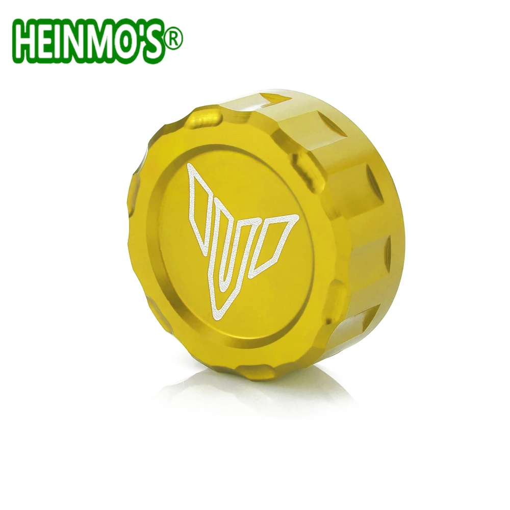 Motorcycle CNC Aluminum Rear Fluid Reservoir Cap Cover For Kawasaki NINJA 600 ZX-6R 2007-2008 R3 R25 MT-07//FZ-07 MT-09//FZ-09