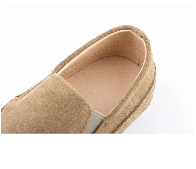 Sapatos da Criança do Bebê Novas Crianças Fundo Macio Respirável Flats Couro Genuíno Estudante Estilo Britânico Mocassins Sapatos Meninos 02 10 High Quality Mamãe e Bebê