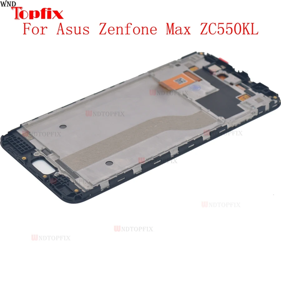 100% Tested Original 5.5Inch LCD Display For Asus Zenfone Max ZC550KL Z010DA LCD Touch Screen Digitizer Assembly With Frame     (5)