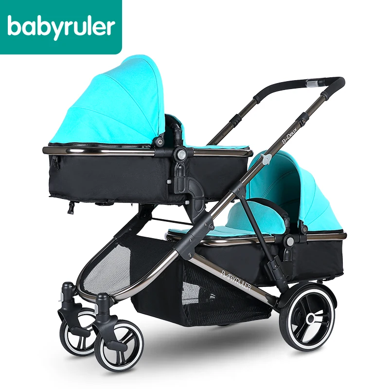 Babyruler twins baby font b stroller b font font b double b font baby child font