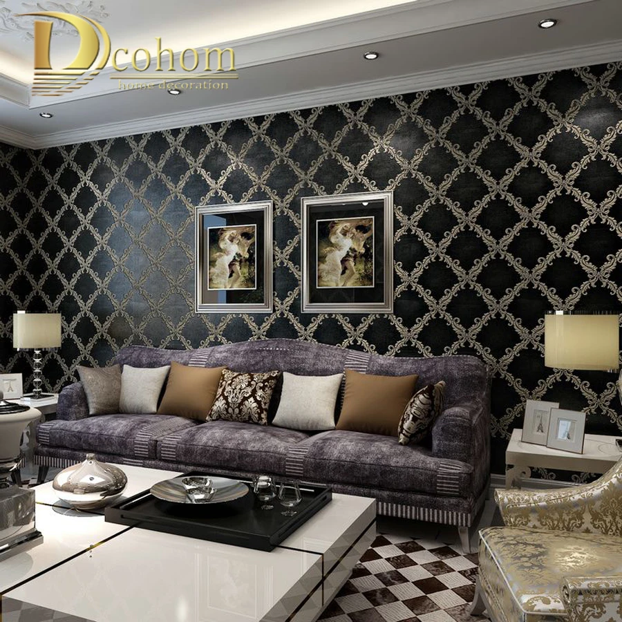 Compare prices on beige damask wallpaper online shopping/buy low ...