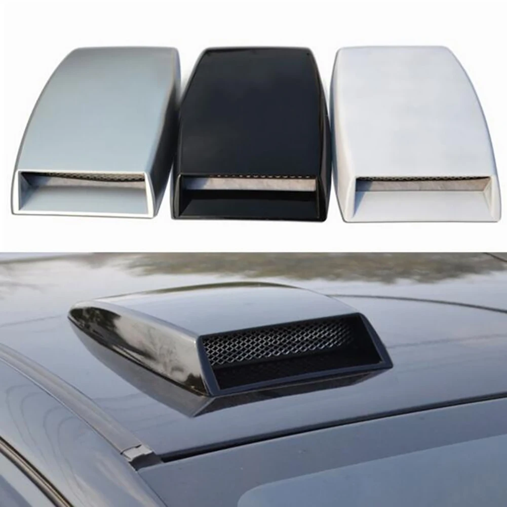 Universal Car Decorative 3D Air Flow Intake Scoop Bonnet Vent Cover Hood Engine Decor 3 Colors | Автомобили и мотоциклы