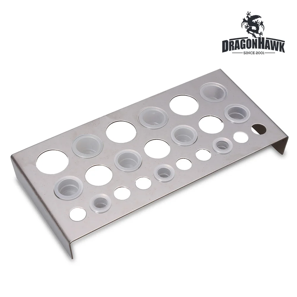 

23 Holes New Ink Cap Cup Stand Holder Supply Plastic 1 pcs
