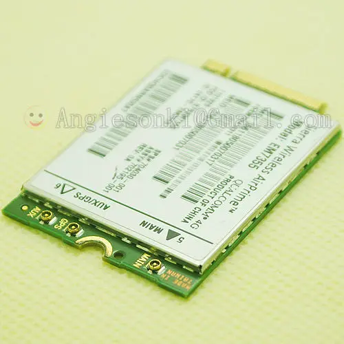 Gobi5000 EM7355 LTE/EVDO/HSPA WWAN NGFF карта разблокировки 4G модуль для HP EliteBook 820 G1 840 G1850 ZBook 14 15 SPS