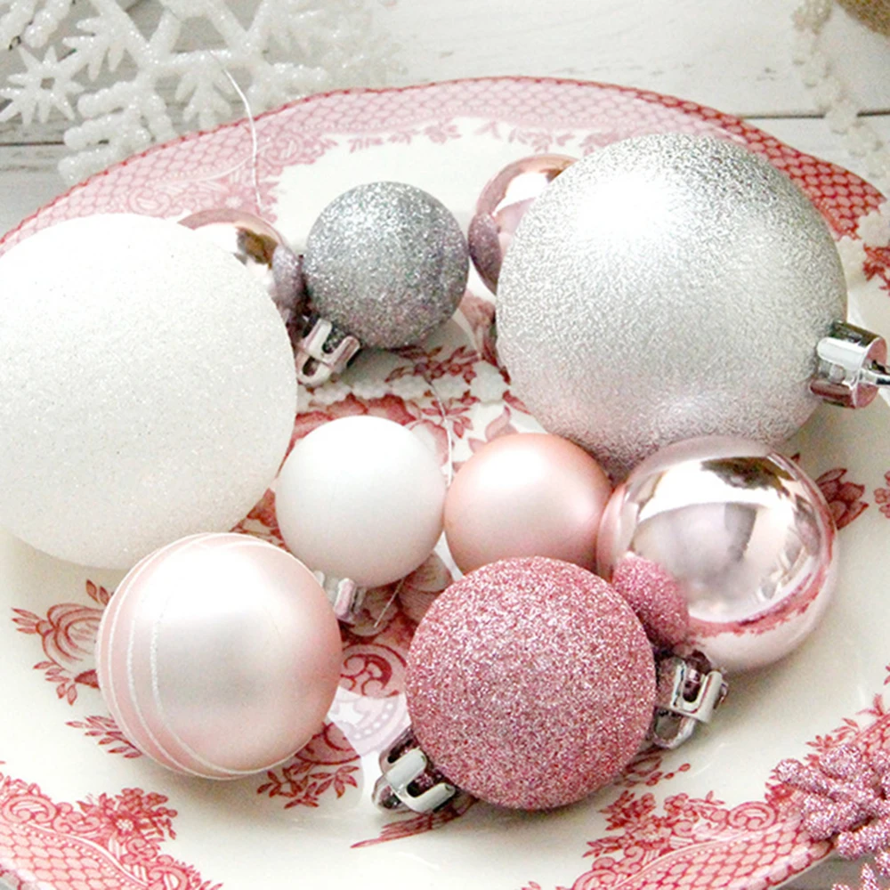 

50pcs 30mm Christmas Tree Decorative Ball Christmas Toy Hanging Ball Ornament Decoration For Christmas Decorations For Home Gift