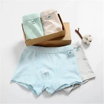 

6pcs/lot high quality cotton fabric children panties boys briefs shorts kids underwear boys boxers innerwear 3-14T new year gift