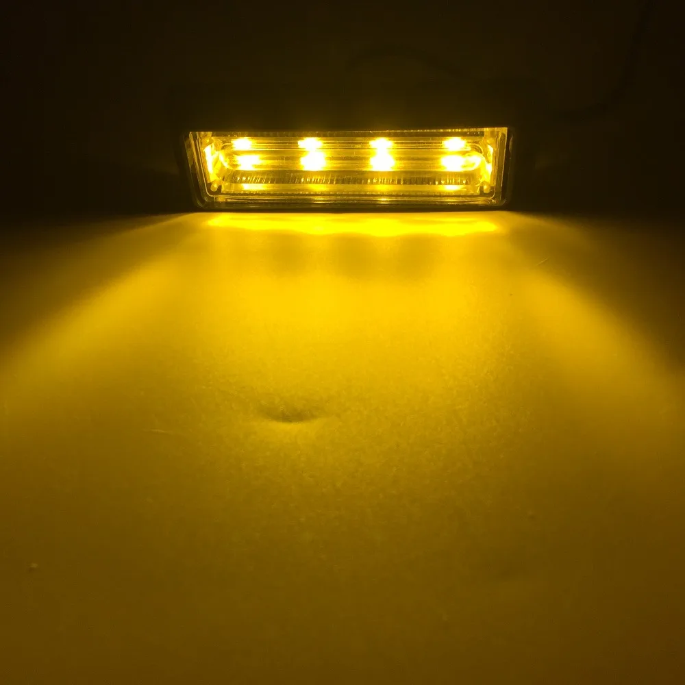 4 LED Водонепроницаемый аварийный стробоскоп для автомобиля маячок сигнальная
