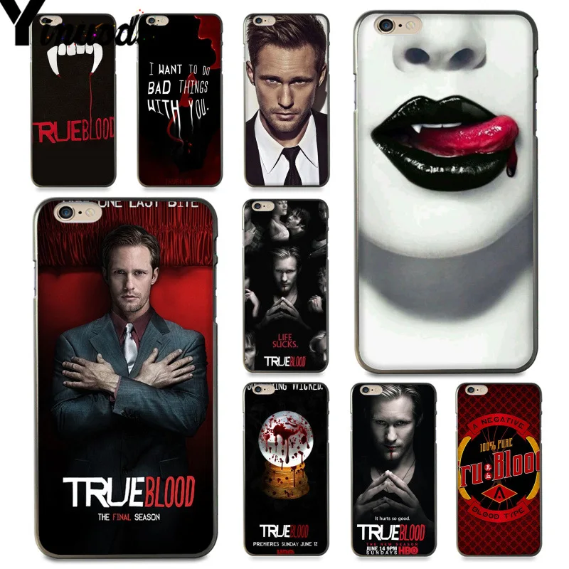 

Yinuoda For iphone 7 6 X Case True Blood A Type Southern Vampire Phone case for iPhone X 6 7 6s 7plus 8 8Plus 5 5S XS XR