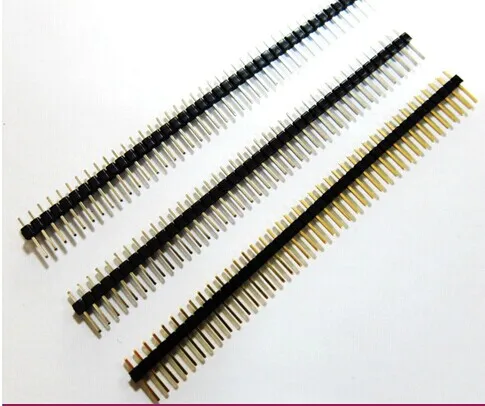 200pcs/lot 2.54mm Single Row Male 1X40 Pin Header Strip Gold-plated ROHS Good quality | Обустройство дома