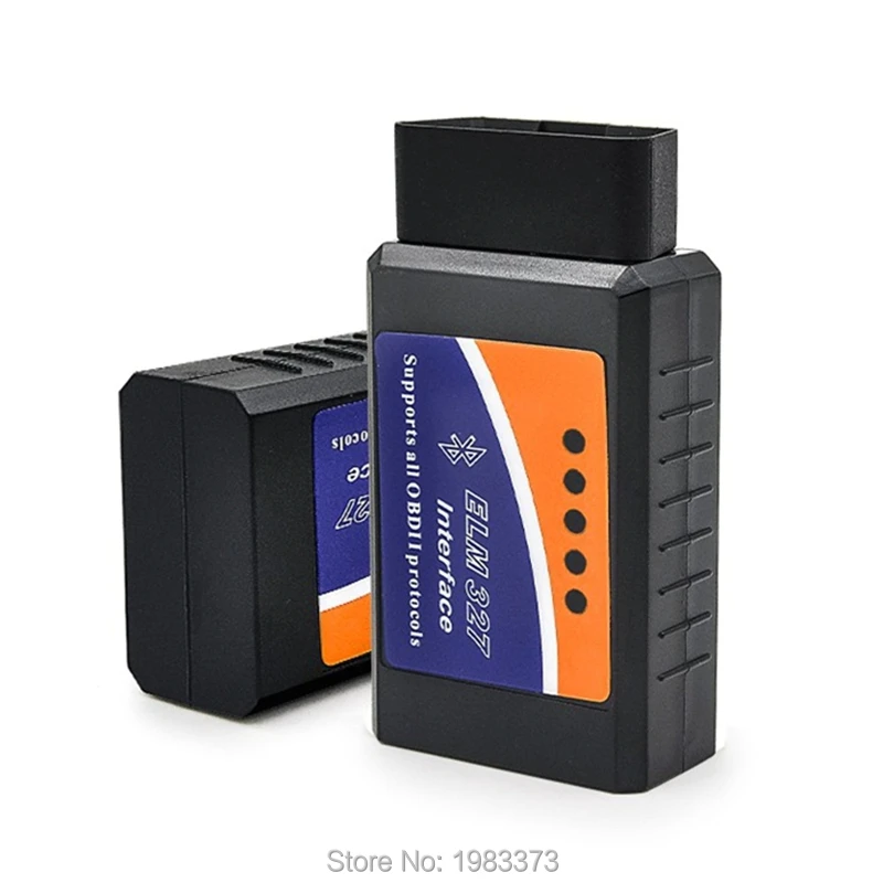 Новое поступление OBDII ELM327 Bluetooth V1.5 ELM 327 OBD2 25k80 чип с Android Крутящий момент авто код сканер