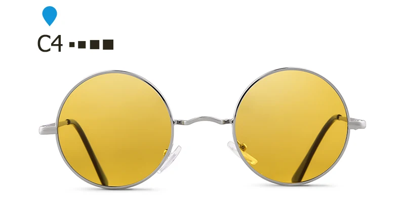 SORVINO ретро маленькие круглые солнцезащитные очки поляризационные для женщин и мужчин дизайнерские 90s Стимпанк розовое золото зеркальные Круглые Солнцезащитные очки оттенки SP207 - Цвет линз: C4