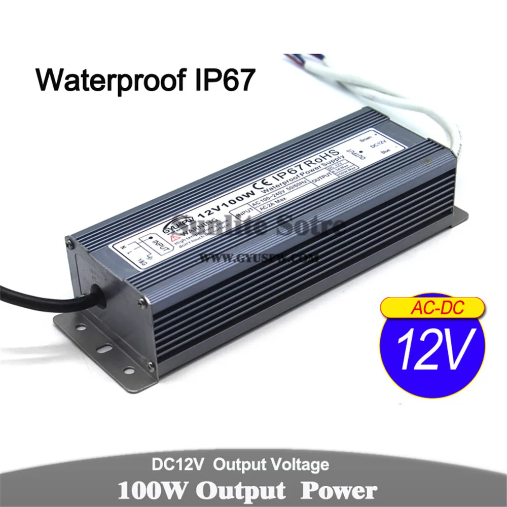 12v100w