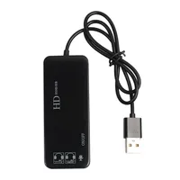 USB Hub стерео DJ внешняя звуковая карта Микрофон гарнитуры адаптер для портативных ПК USB 3D внешняя звуковая карта J.22