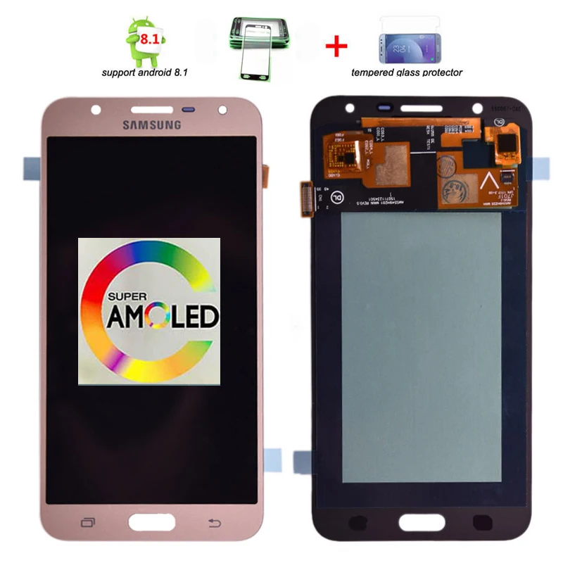 

Original Amoled for Samsung Galaxy J7 nxt J701F J701M LCD Display Screen Touch Digitizer Assembly for j701 J7 neo J7 core lcd