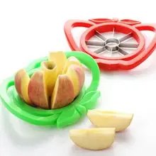 Мода apple резак Ножи бур Slicer делитель Фрукты Ножи для Apple, груша нержавеющей Здоровый Безопасный ABS Кухня столовая панели инструментов